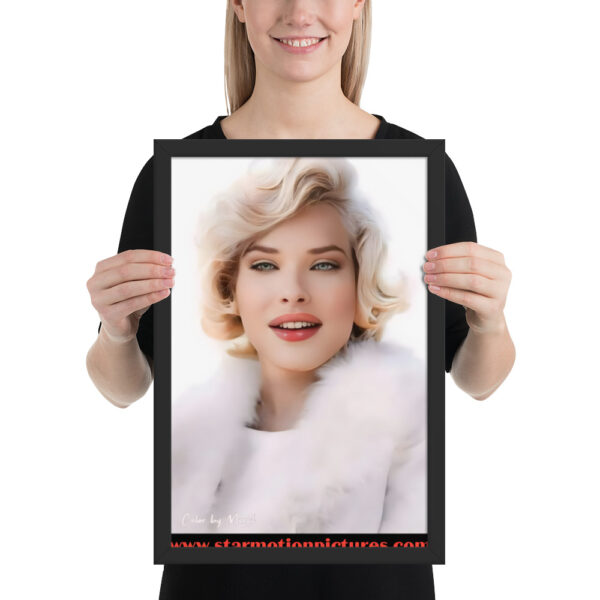 Super Model: Victoria Sayers as Marilyn Monroe Framed Poster - Image 2