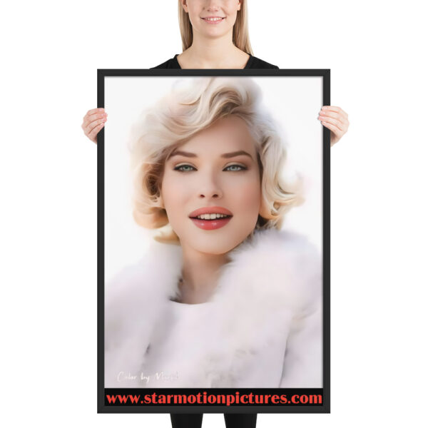 Super Model: Victoria Sayers as Marilyn Monroe Framed Poster - Image 3