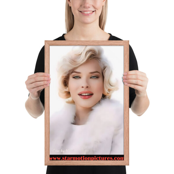 Super Model: Victoria Sayers as Marilyn Monroe Framed Poster - Image 4