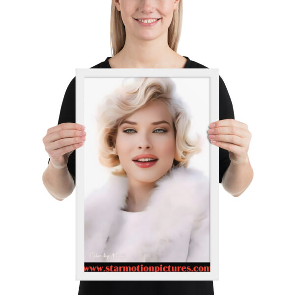 Super Model: Victoria Sayers as Marilyn Monroe Framed Poster - Image 6