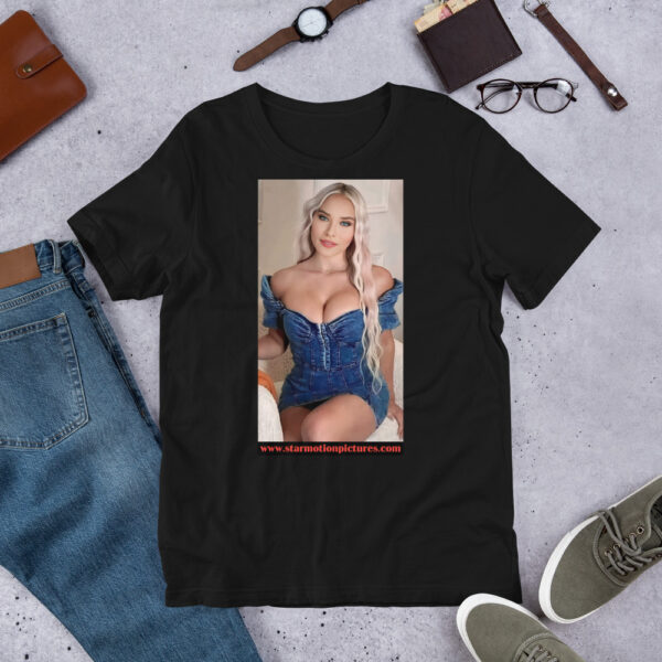 Super Model: Victoria Sayers Unisex T-Shirt - Image 7