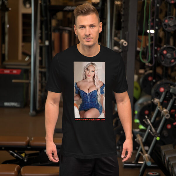 Super Model: Victoria Sayers Unisex T-Shirt - Image 8