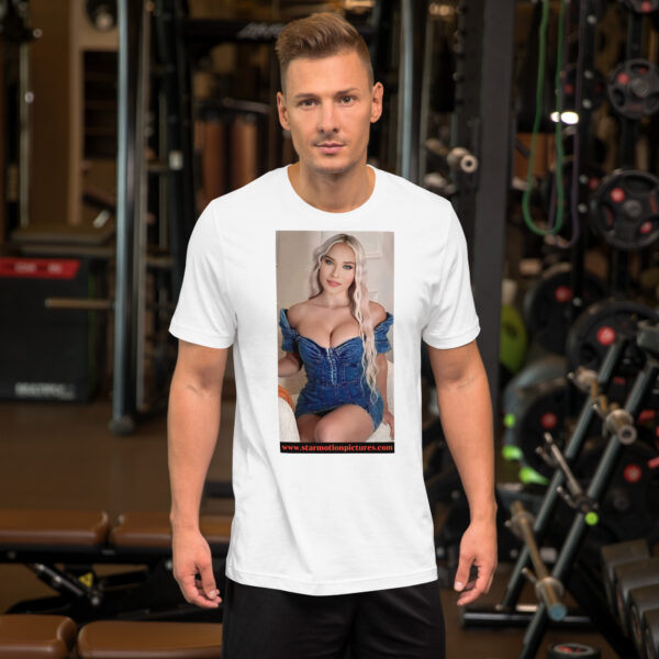 Super Model: Victoria Sayers Unisex T-Shirt - Image 12