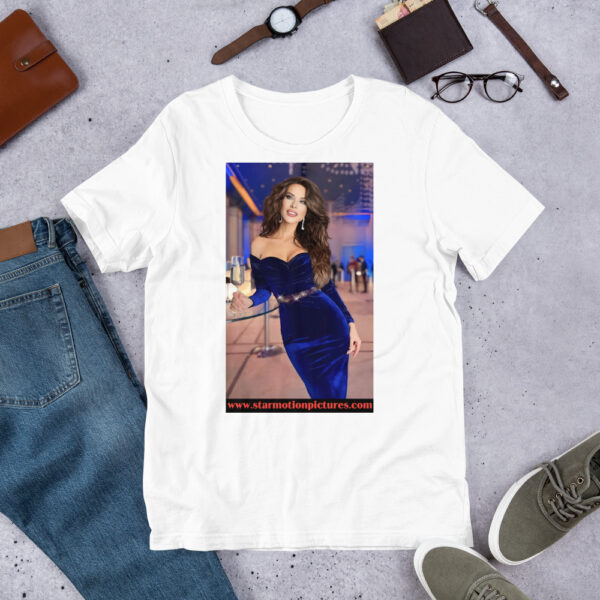 Super Model: Victoria Sayers Unisex T-Shirt - Image 7