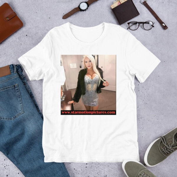 Super Model: Victoria Sayers Unisex T-Shirt - Image 7