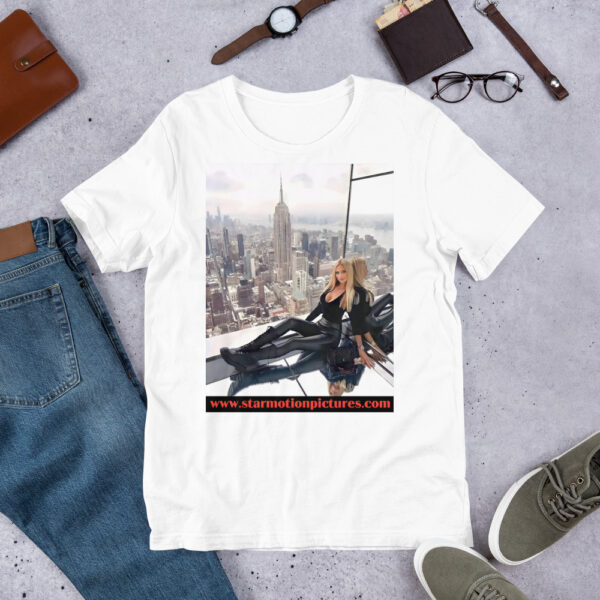 Super Model: Victoria Sayers Unisex T-Shirt - Image 7